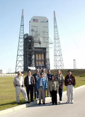 Team GPS IIF at Delta 4 Launch Facility