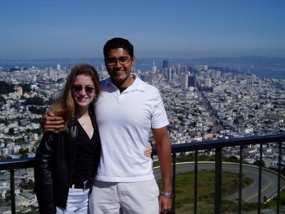 on top of the twin peaks?  right?