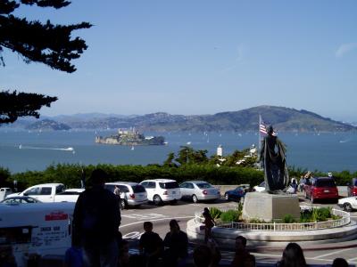 Alcatraz from Coit Tower