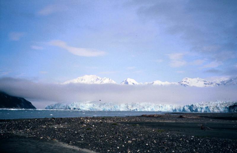 Mountains, Mist, Glacier