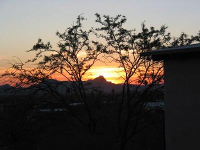 Sunset from Room Balcony First Night
