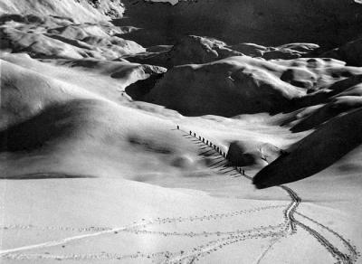 Skieurs pyreneens  l'entrainement  Val d'Isre