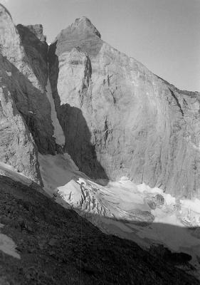 Face Nord de la Pique Longue (3298 m) et couloir de Gaube