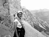 1938-Maïté Cabanne aprés l'ascension de la Grande Aiguille d'Ansabère