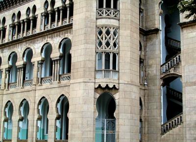 Bank Berhad, windows and stairs
