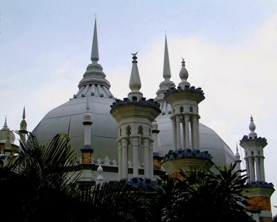 Masjid Jamek, domes and spires