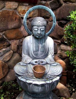 Small image of the Buddha with a halo