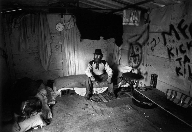 Clint in his house