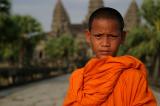 young monk at angkor