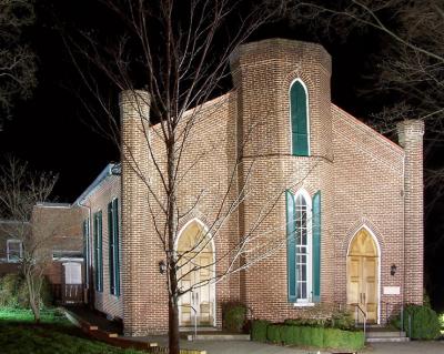 Presbyterian Church at Night.