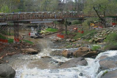 Current State of Pedestrian Bridge (3/31/04)