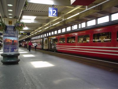 London Euston train station