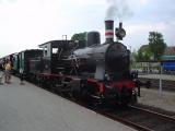 Steam train at Maribo station
