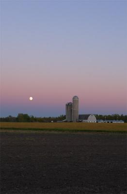moon and farm