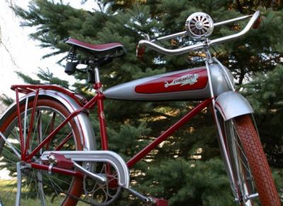 1935 Schwinn Aerocycle. This bike was found in a dumpster two years ago.  My friend found it, but he didn't sell it to me for cost!