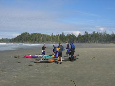 Arrival at Cox Bay