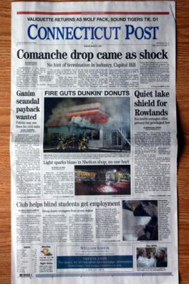 Connecticut Post (Front Page) 3/7/04