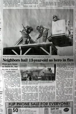 Connecticut Post (pg. A 5) 12/17/03