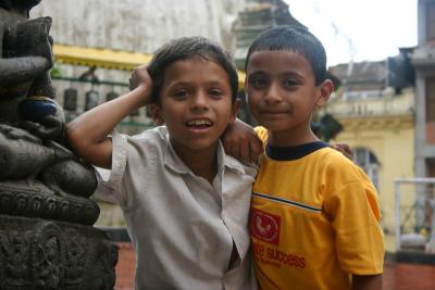 Young boys from Kathmandu