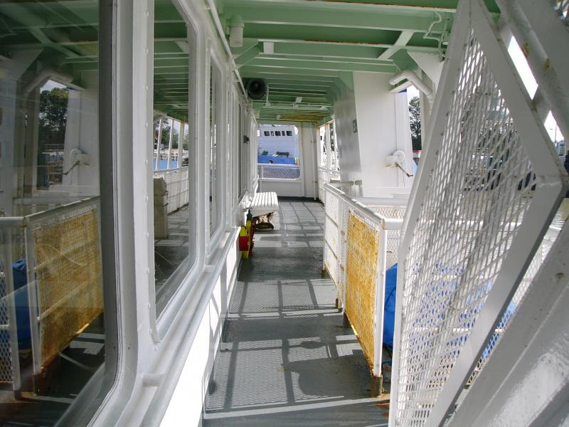 Passage to embarkation area
