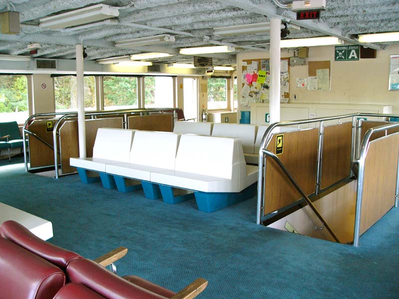 Powell River Queen passenger lounge