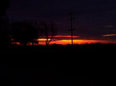 Another morning, another beautiful sunrise as I was headed out the drive to start my commute.