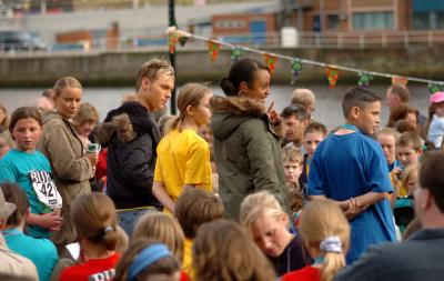 CBBC (CBeebies) held a party after the race.  by Loz.