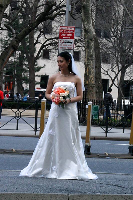 A bride in New York