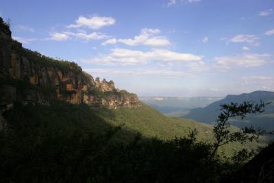 The three sisters seen from the Prince Henry Walk