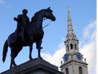 Horseman & Steeple - Trafalgar Square