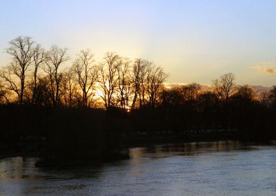 Wintry Sunset at Windsor