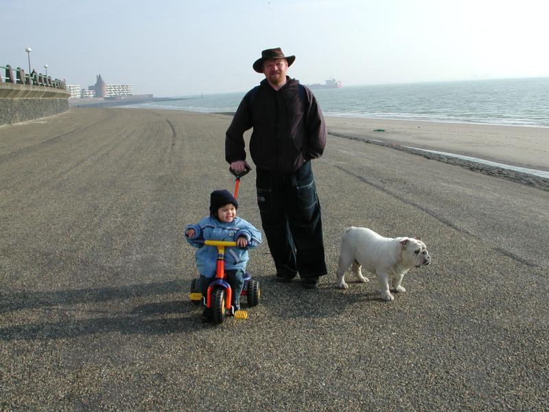 on the beach