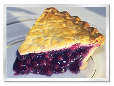 Wild Maine Bluberry Pie