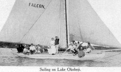 Falcon on Lake Okoboji