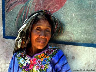 woman in the market, santiago atitlan, guatemala