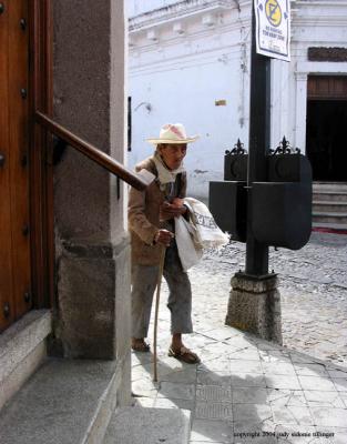 rounding the corner, antigua, guatemala