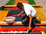 alfombra artist, antigua, guatemala
