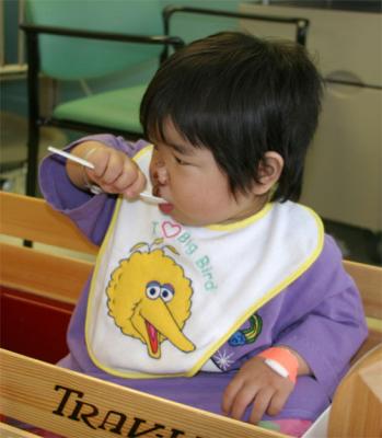 Using a spoon