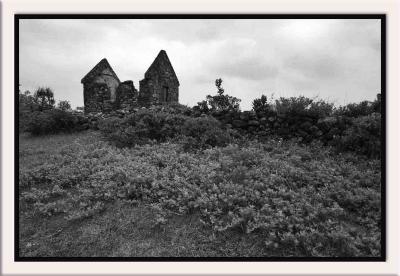 Damaged Stone House - Ghost Town