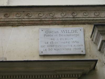 Hotel where Oscar Wilde died in Paris