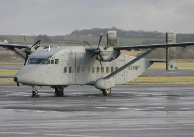 C-23B Sherpa from the 1109th AVCRAD/Connecticut ARNG sitting on the transient ramp