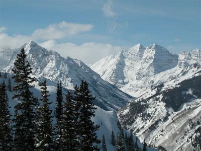 Pyramid Peak and the Maroon Bells