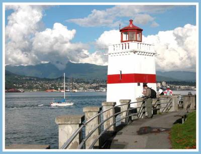 Mini lighthouse, Vancouver harbour.