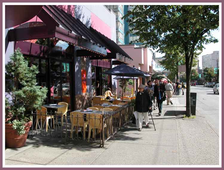 Robson Street View.