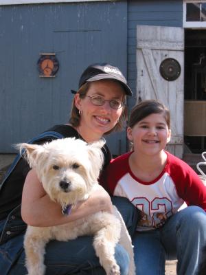 Laddie, Chelle and Jordan - March 2003