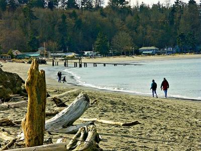 Hansville--Beach, February Afternoon
