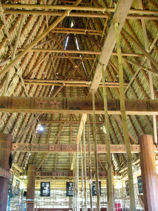 Inside the house of the Bahnar people