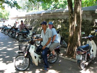 Transport to the tomb - motorbike taxi