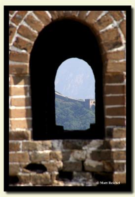Great Wall through Archways