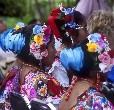 colorful dancers